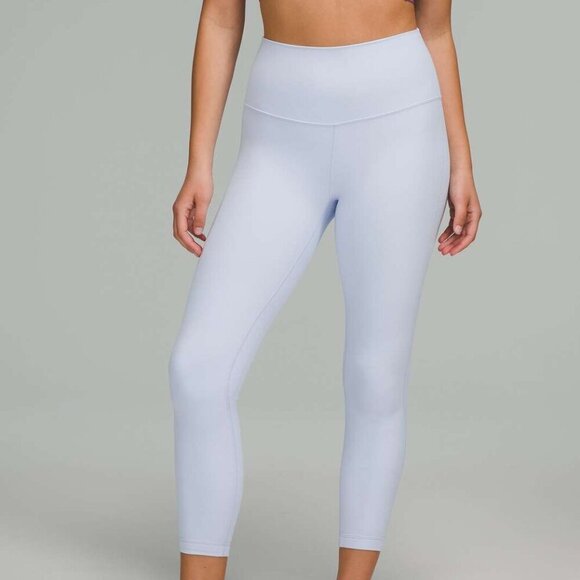LuLuLemon Align HR Pant 25”  Size 14  Pastel Blue - Picture 1 of 10